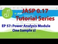 JASP Tutorial One Sample z-tests -