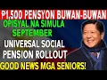 Download Lagu PANSIN MGA SENIORS! Universal Social Pension ₱1,500 Buwan-buwan – Magsisimula na sa Setyembre ang 