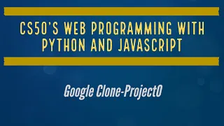 CS50 s Web Programming with Python and JavaScript - Project 0