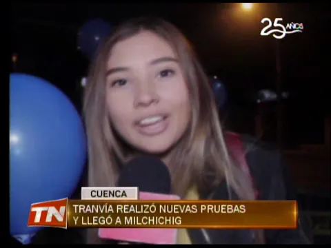 Tranvía realizó nuevas pruebas y llegó a Milchichig