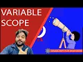 Variable Scopes in JavaScript const let and var Web Technology JavaScript Tutorial Hindi