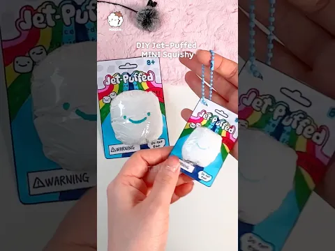 Mini Jet-puffed Marshmallow Keychain DIY 🤍