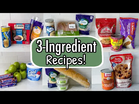 8 TASTY 3-INGREDIENT RECIPES | The EASIEST Cheap Meals & TREATS :) | Julia Pacheco