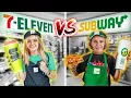 We Opened A Real Subway and 7 - Eleven In Our House