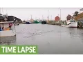Time lapse showcases dramatic tide change of Hall s Habour in Nova Scotia