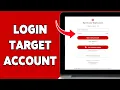 How To Login Target Account 2024 Target Website Sign In Tutorial