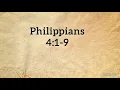 Philippians 4 1-9 Words of Encouragement NLT visual
