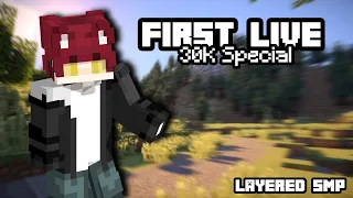 Playing Minecraft - LAYERED SMP - First Live🙏
