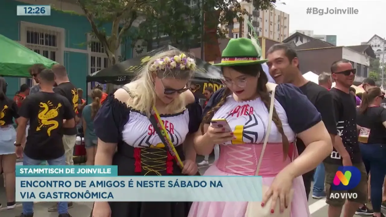Stammtisch de Joinville: encontro de amigos é neste sábado na via gastronômica