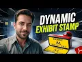 Create Dynamic Exhibit Stamp with Editable Fields Step-by-Step Tutorial 2026