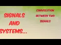 Convolution of two exponential signals