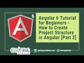 Angular 6 Tutorial for Beginners - How to Create Project Structure in Angular Part 2