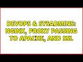 DevOps SysAdmins Nginx proxy passing to Apache and SSL