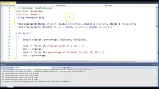 Void Functions with Reference Parameters