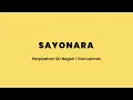 Download Lagu Sayonara Perpisahan - Instrumental Lirik