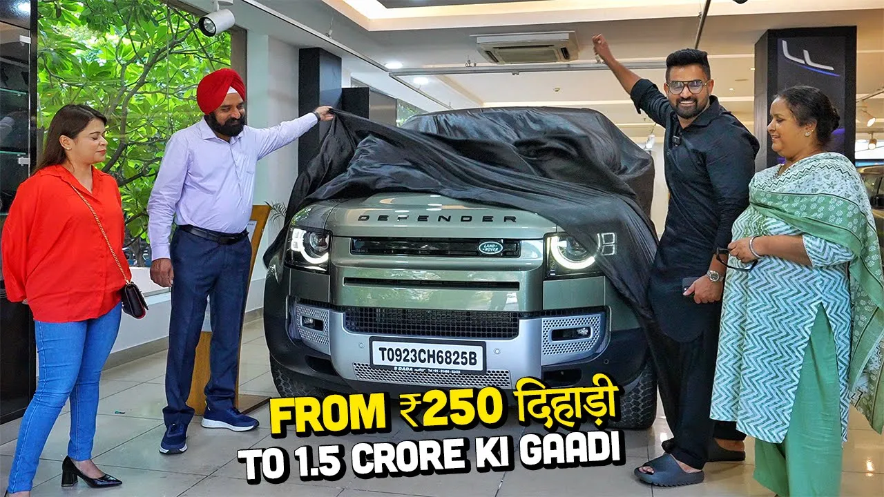 Grand Delivery of Apni Land Rover Defender    Parents