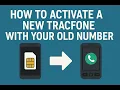 How to Activate a New Tracfone with Your Old Number 2025