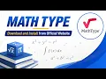 Math Type download and install from Website Student use
