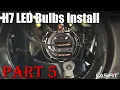 How to install standard H7 LED headlight bulbs