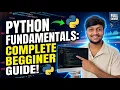 Introduction to python Lecture 1 by Ashish Kumar Python fundamentals for beginner