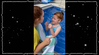 Mom PUSHED Her In Adley Learns To Dive In Backyard Swimming Pool Shorts 