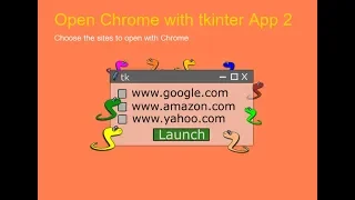 Use Chrome with Python to open web pages part 1 and 2