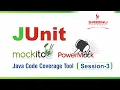JUnit-Mockito-PowerMockito Session-3 java code coverage tool By Mr Sreenivas