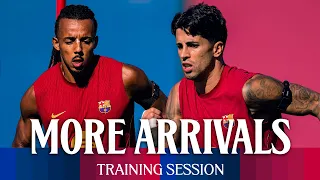 CANCELO, KOUNDÉ & BERNAL back with squad for FC Barcelona training session 🔵🔴