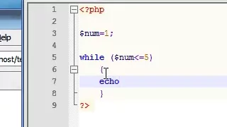 PHP Tutorial 7 While Loop