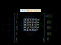 Magic Square 5x5 Magic Square using simply and fun method