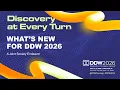 What is new for DDW 2026