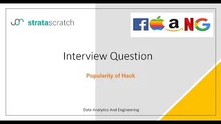 Popularity of Hack Easy StrataScratch SQL Solution Interview Problem