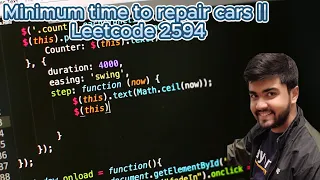 Minimum time to repair cars Leetcode 2594 Binary Search On Answer DSA