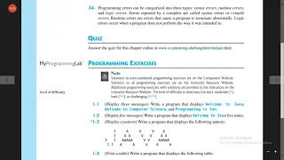 Introduction To Java Programming Exercise 1 1b