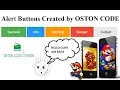 How To Style Alert Buttons HTML CSS