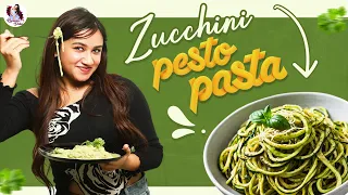 Healthy Zucchini Pesto Pasta 🍝| Raveena Daha