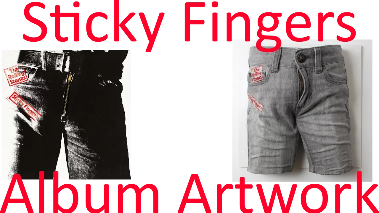 Rolling Stones Sticky Fingers - Album Art -Makers Rock