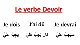 Conjugation- The Verb Devoir in the Present Past and Future Tense-