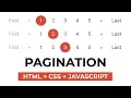 Creating Pagination with HTML and CSS