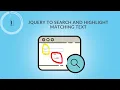 jQuery to search and highlight matching text javascript search system table search Tamil