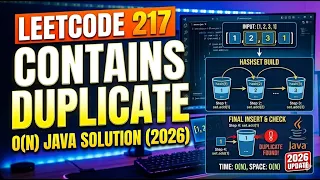 LeetCode 217 Contains Duplicate Java Solution Explained 2026