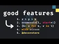 5 Good Python Features
