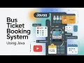 Bus Ticket Booking System - Java mini project using java Oop concept Menu Driven System