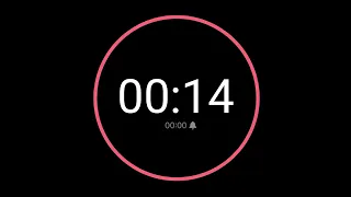 14 Second Countdown Timer iPhone Timer Style