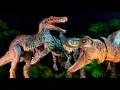 Download Lagu Jurassic world  T.Rex vs Giga vs Spino Stop Motion