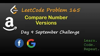 Compare Version Numbers September LeetCode Challenge Day 9