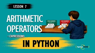 Python Lesson Arithmetic Operators Expressions in Python - Beginner