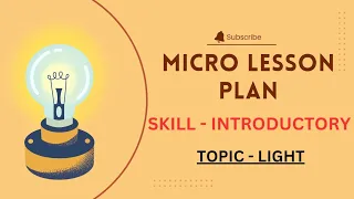 Introductory Skill Micro Lesson plan Science