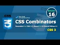 CSS Combinators Selectors Tutorial Explained Session 16 Tutor Pratik