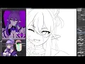 SPEEDPAINT ✦ PhantomVT VTCard Illustration 👾⚡️